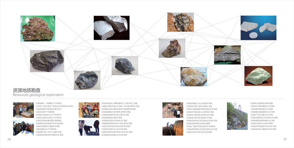 中国中材地勘中心云南总队宣传画册设计