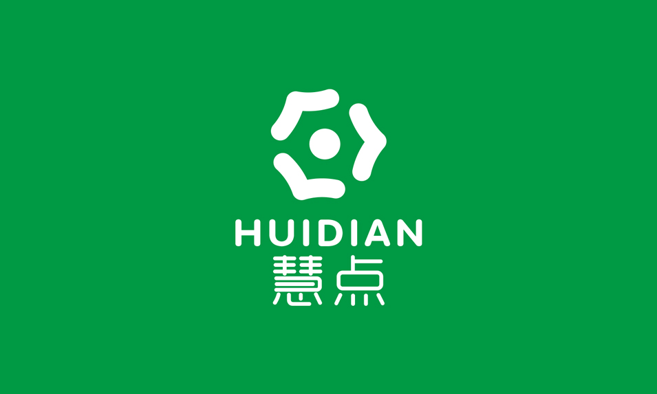 昆明慧点科技有限公司汽车电子装饰用品品牌logoVI设计_字体设计